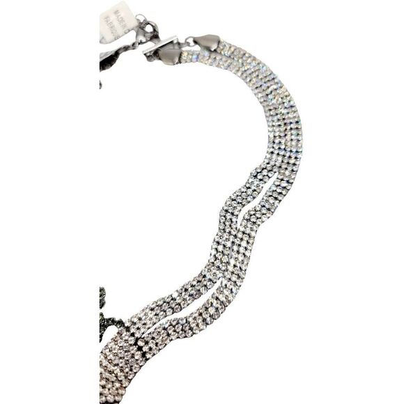 NWT Vintage Inspired Free People 6 strand Long Rhinestones Statement Necklace - Picture 7 of 10